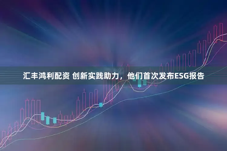 汇丰鸿利配资 创新实践助力，他们首次发布ESG报告
